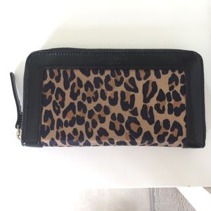 Kate Spade Leopard Continental Wallet